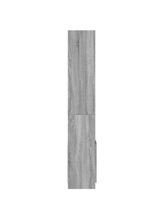 Skříň highboard šedá sonoma 92 x 33 x 180 cm kompozitní dřevo