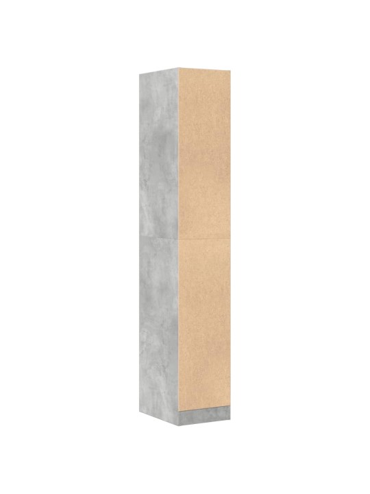 Skříňka na léky betonově šedá 30x41x174,5 cm kompozitní dřevo