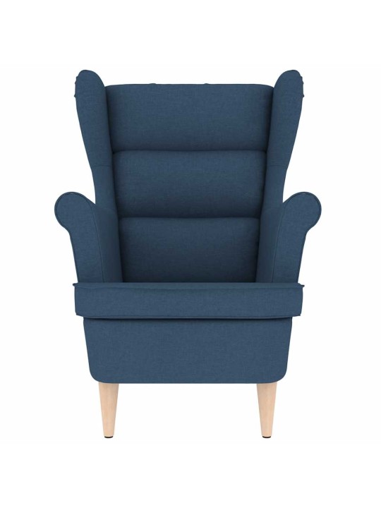 Křeslo modré 74 x 84 x 100 cm textil