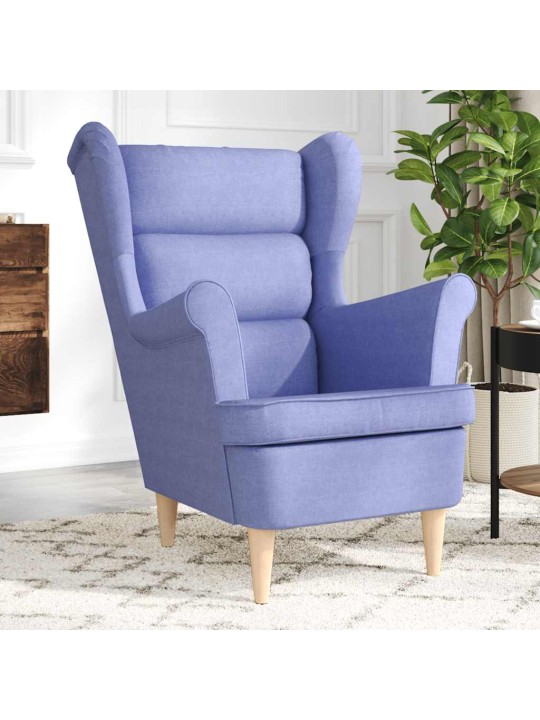 Křeslo džínově modré 74 x 84 x 100 cm textil