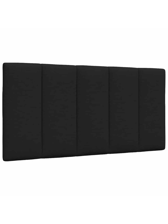 Polštář na čelo postele černý 100 cm textil