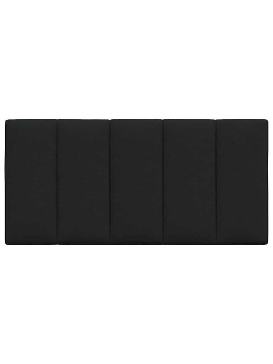 Polštář na čelo postele černý 100 cm textil