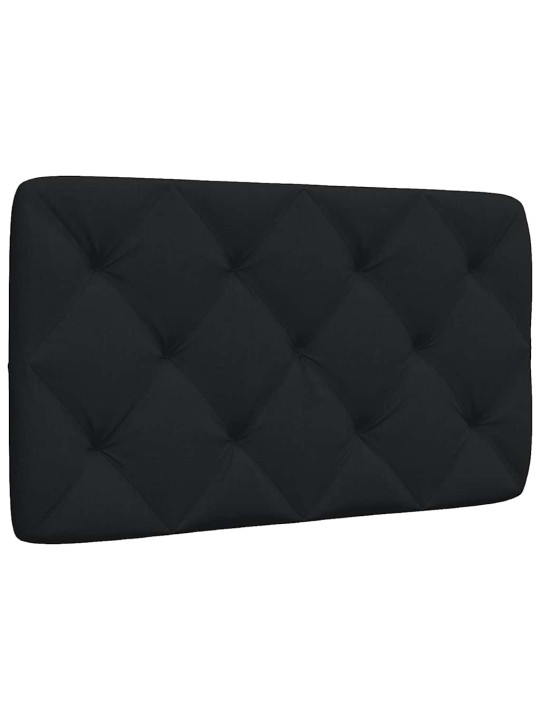 Polštář na čelo postele černý 80 cm textil