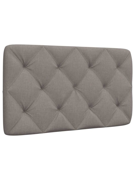 Polštář na čelo postele taupe 90 cm textil
