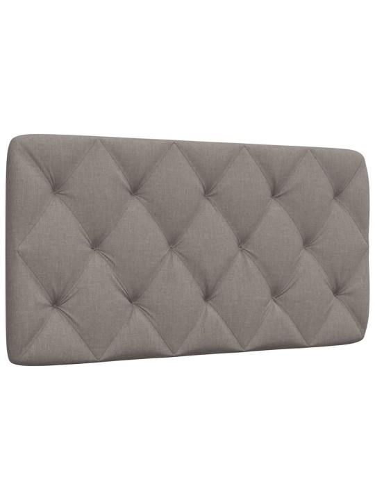 Polštář na čelo postele taupe 100 cm textil