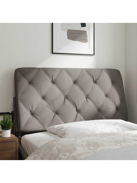Polštář na čelo postele taupe 100 cm textil