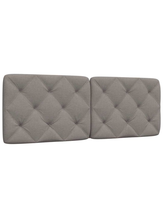 Polštář na čelo postele taupe 120 cm textil