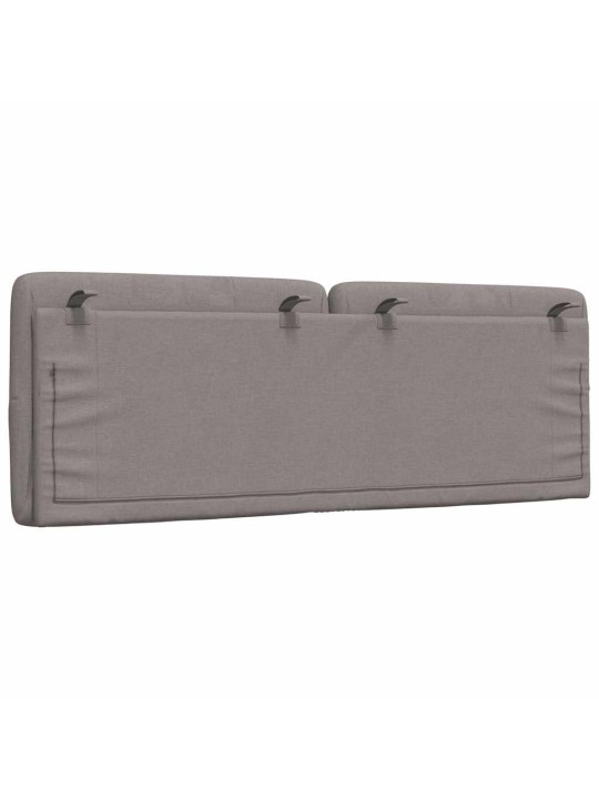 Polštář na čelo postele taupe 120 cm textil