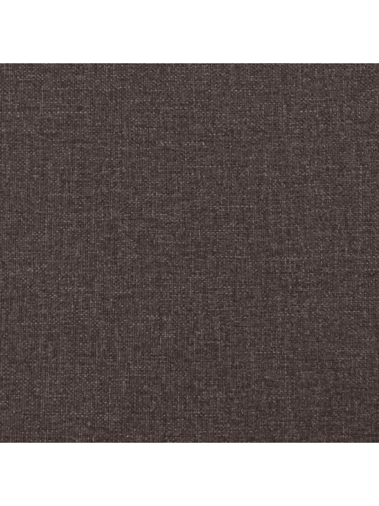 Polštář na čelo postele tmavě hnědý 200 cm textil