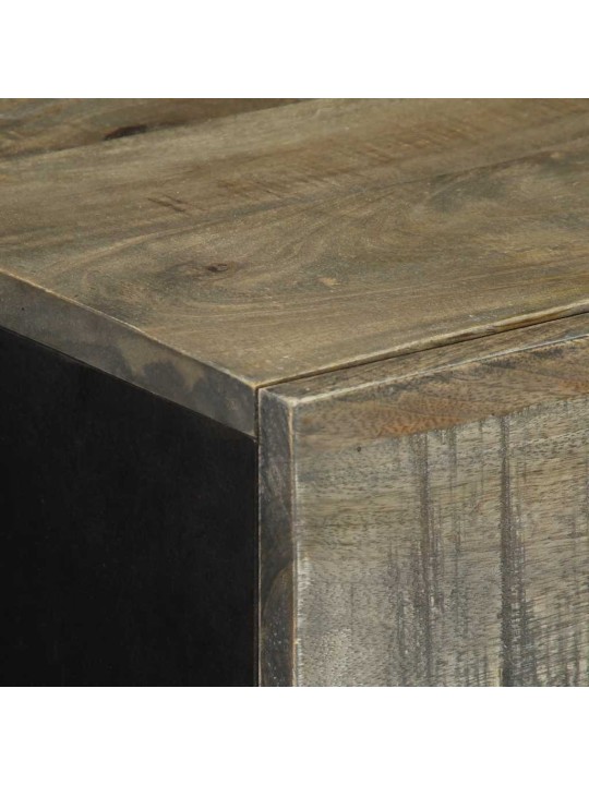 Příborníky 2 ks světle šedé 60x33,5x75 cm masivní dřevo mango