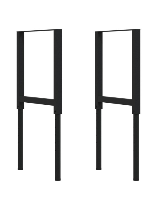 Pracovní stůl 100 x 60 x (71,5–98) cm masivní dub obdélníkový