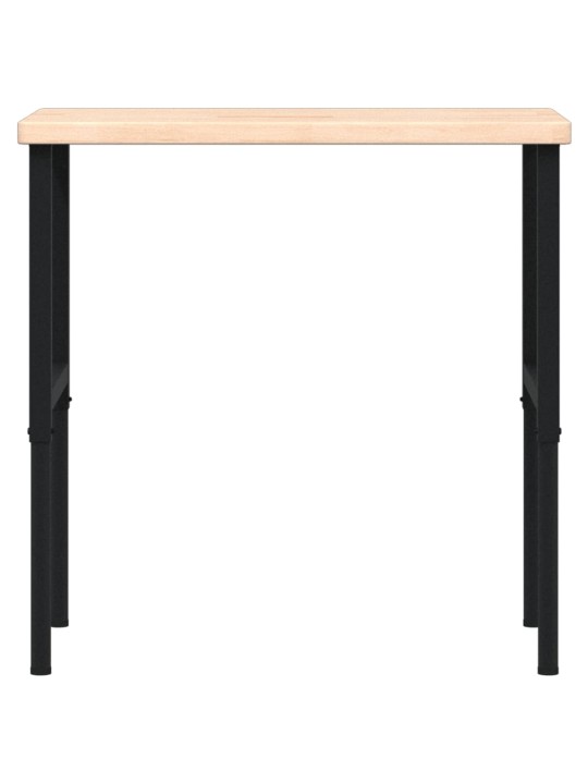 Pracovní stůl 100 x 60 x (73–99,5) cm masivní dub obdélníkový