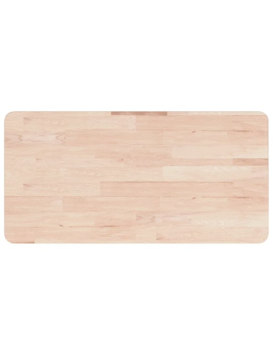 Pracovní stůl 100 x 60 x (73–99,5) cm masivní dub obdélníkový