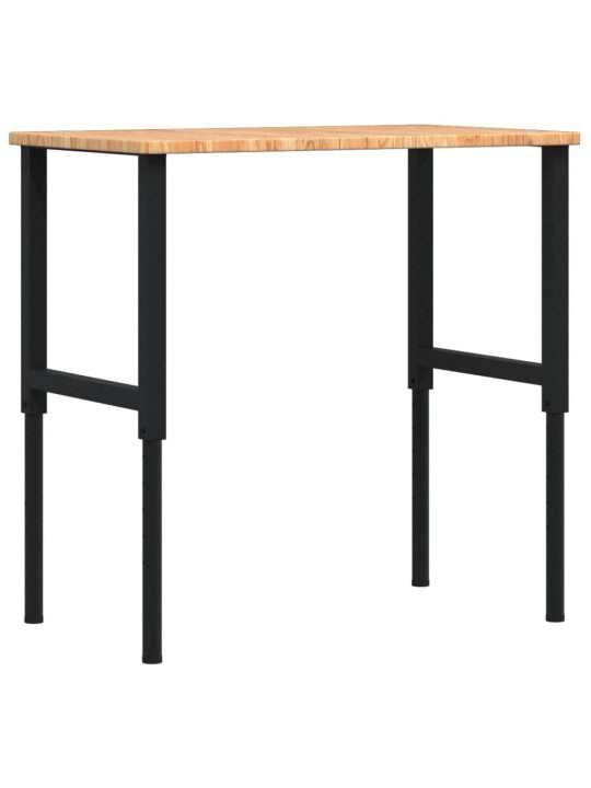 Pracovní stůl světle hnědý 100x60x(71,5–98) cm dub obdélníkový