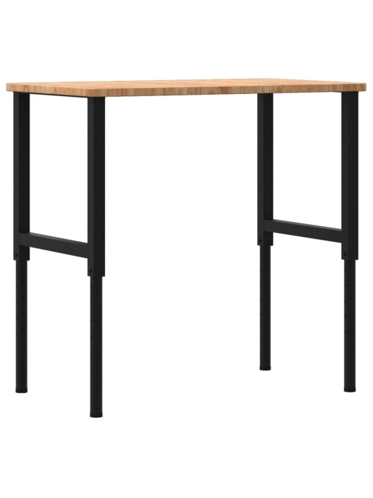 Pracovní stůl světle hnědý 100x60x(71,5–98) cm dub obdélníkový