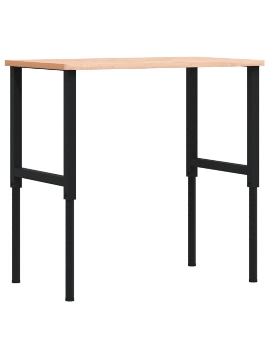 Pracovní stůl 100 x 60 x (71,5–98) cm masivní buk obdélníkový