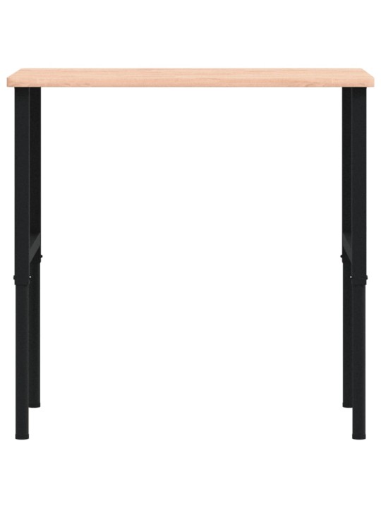 Pracovní stůl 100 x 60 x (71,5–98) cm masivní buk obdélníkový