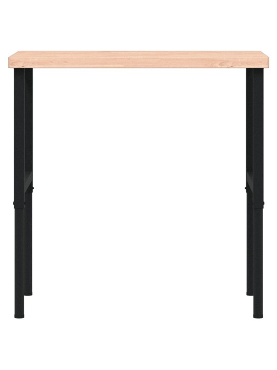 Pracovní stůl 100 x 60 x (73–99,5) cm masivní buk obdélníkový