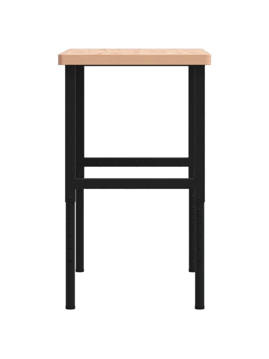 Pracovní stůl 100 x 60 x (73–99,5) cm masivní buk obdélníkový