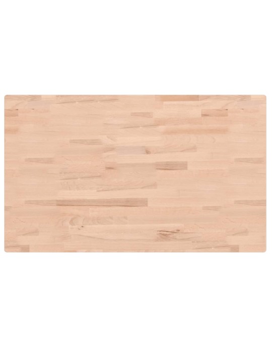 Pracovní stůl 100 x 60 x (73–99,5) cm masivní buk obdélníkový