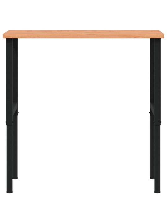 Pracovní stůl 100 x 60 x (71,5–98) cm masivní buk obdélníkový