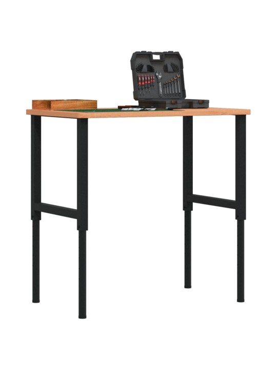 Pracovní stůl 100 x 60 x (71,5–98) cm masivní buk obdélníkový