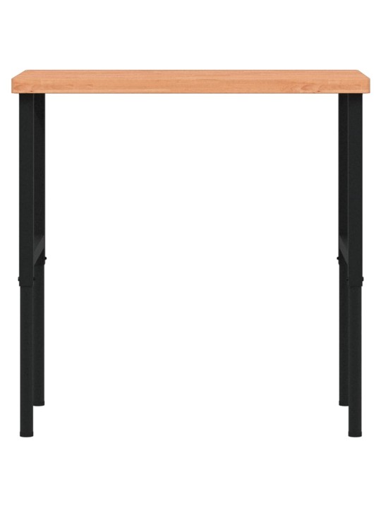 Pracovní stůl 100 x 60 x (73–99,5) cm masivní buk obdélníkový
