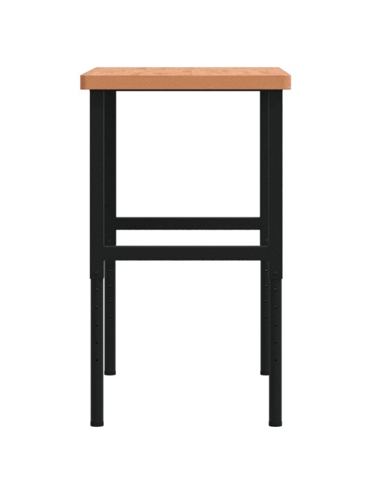 Pracovní stůl 100 x 60 x (73–99,5) cm masivní buk obdélníkový