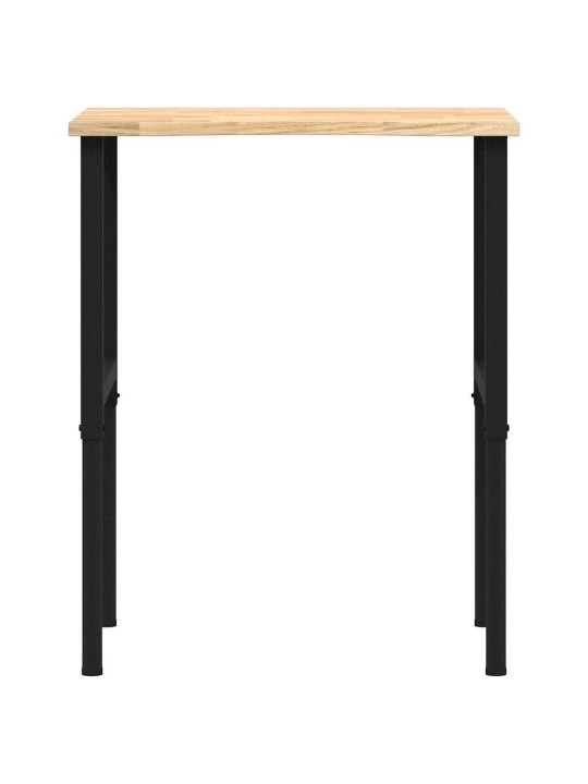 Pracovní stůl 80 x 60 x (71,5–98) cm masivní dubové dřevo