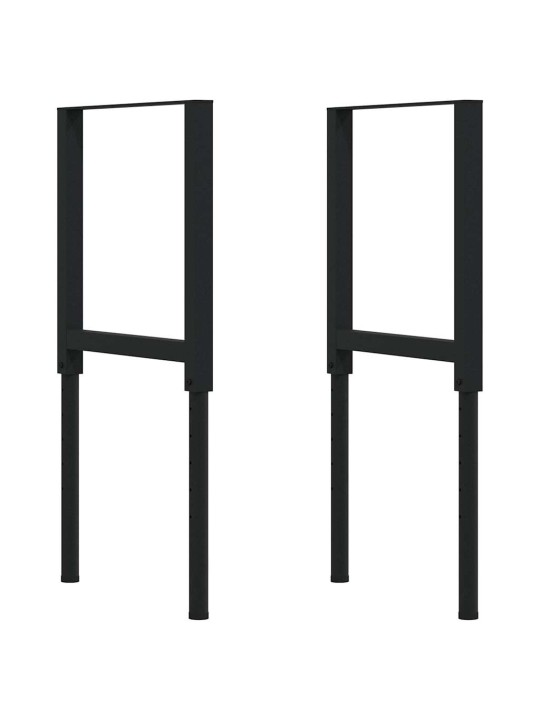 Pracovní stůl 80 x 60 x (71,5–98) cm masivní dubové dřevo