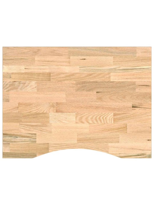 Pracovní stůl 80 x 60 x (71,5–98) cm masivní dubové dřevo