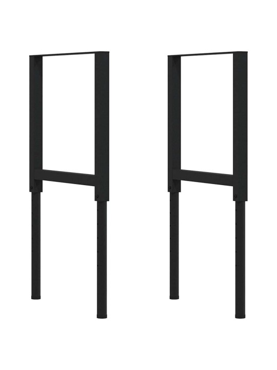 Pracovní stůl světle hnědý 80 x 60 x (71,5–98) cm masivní dub
