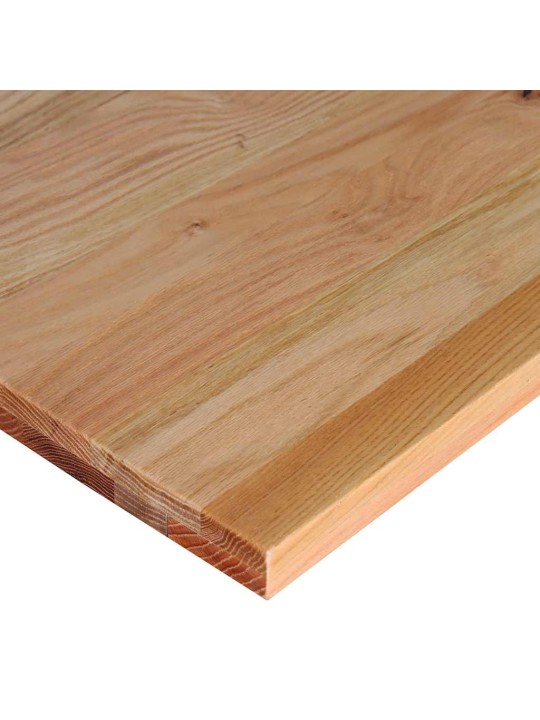 Pracovní stůl světle hnědý 80 x 60 x (71,5–98) cm masivní dub