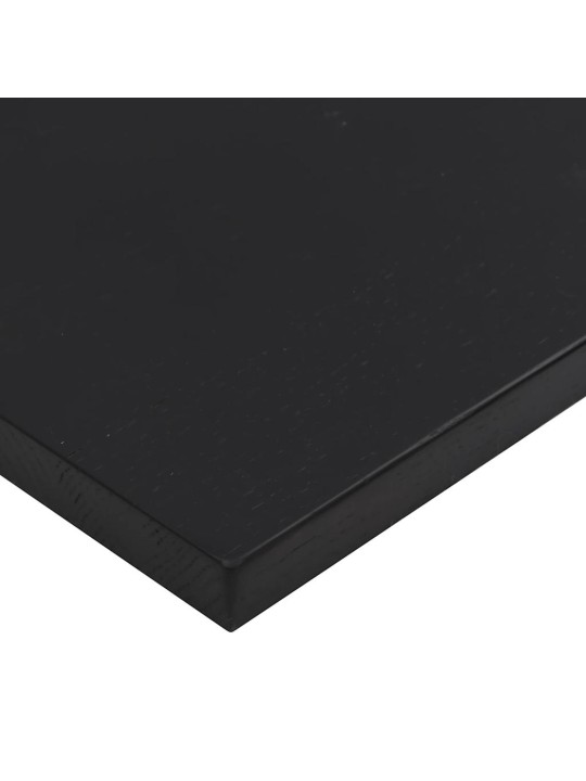 Pracovní stůl tmavě hnědý 100 x 60 x (71,5–98) cm masivní dub