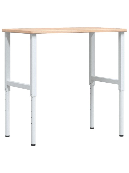 Pracovní stůl 100 x 60 x (71,5–98) cm masivní dub obdélníkový
