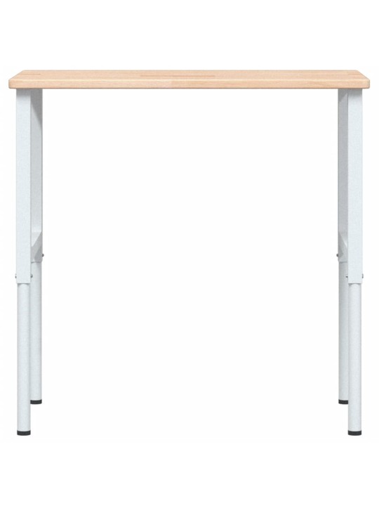 Pracovní stůl 100 x 60 x (71,5–98) cm masivní dub obdélníkový