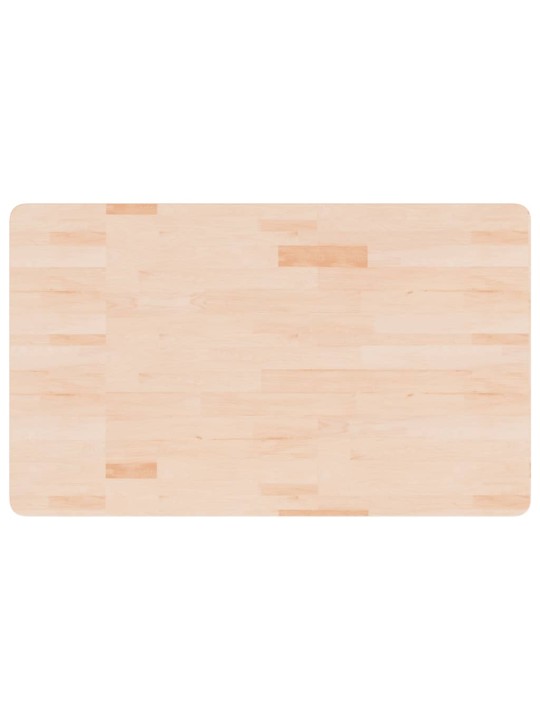 Pracovní stůl 100 x 60 x (71,5–98) cm masivní dub obdélníkový