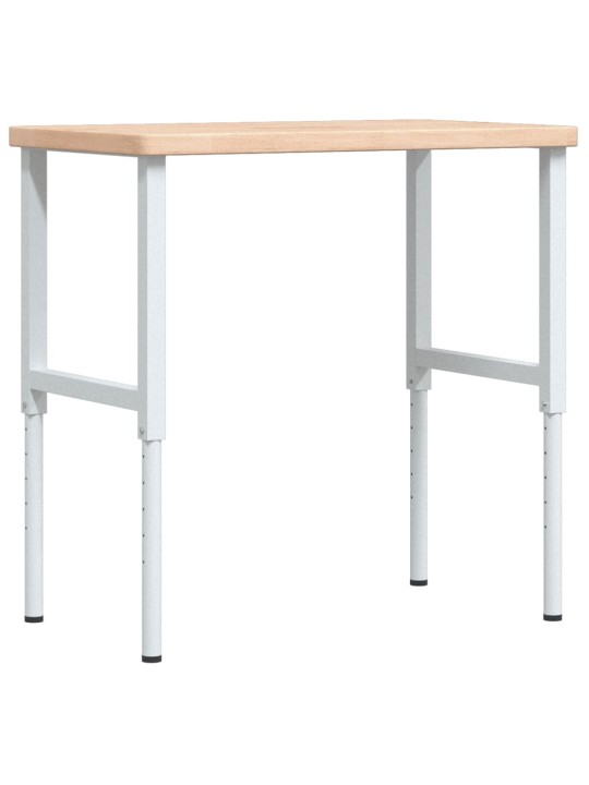 Pracovní stůl 100 x 60 x (73–99,5) cm masivní dub obdélníkový