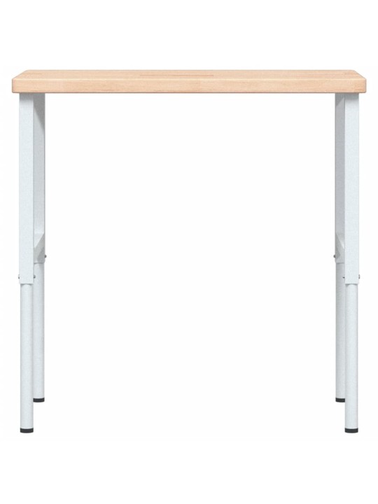 Pracovní stůl 100 x 60 x (73–99,5) cm masivní dub obdélníkový