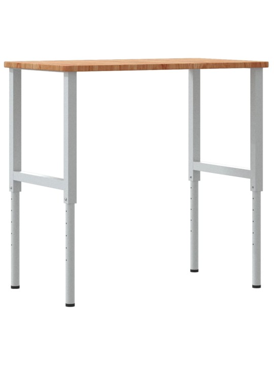 Pracovní stůl světle hnědý 100x60x(71,5–98) cm dub obdélníkový