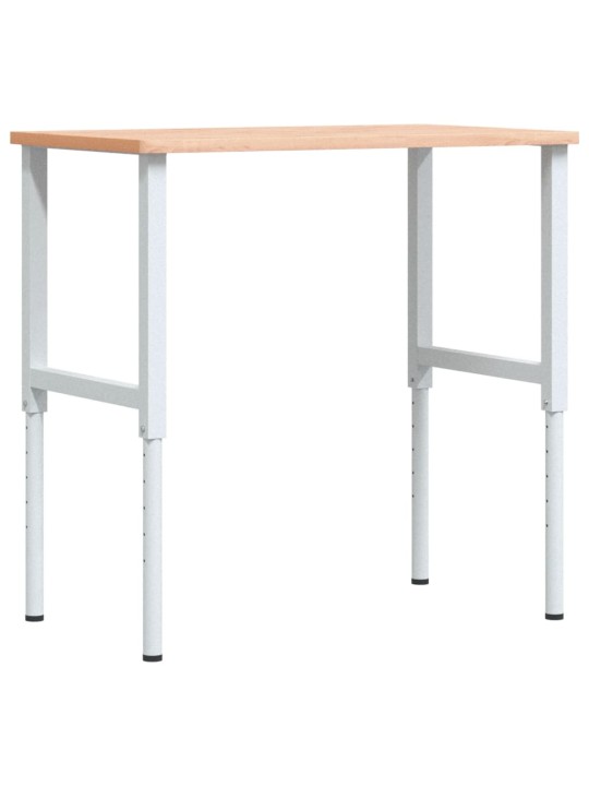 Pracovní stůl 100 x 60 x (71,5–98) cm masivní buk obdélníkový