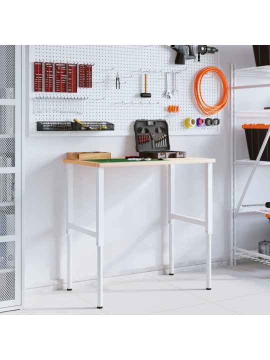 Pracovní stůl 100 x 60 x (71,5–98) cm masivní buk obdélníkový