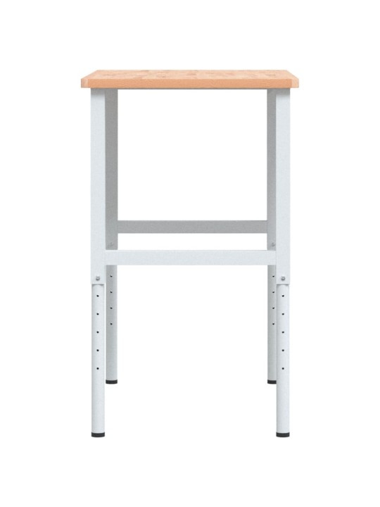 Pracovní stůl 100 x 60 x (71,5–98) cm masivní buk obdélníkový