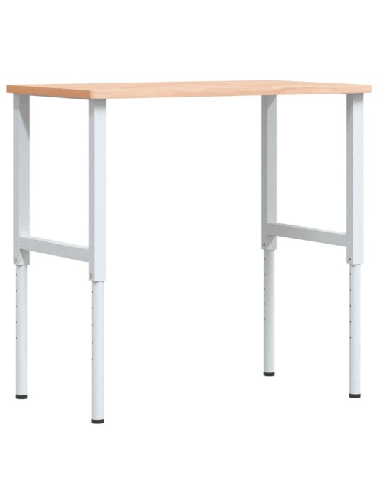 Pracovní stůl 100 x 60 x (71,5–98) cm masivní buk obdélníkový
