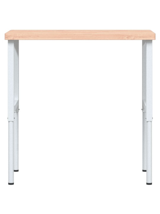 Pracovní stůl 100 x 60 x (73–99,5) cm masivní buk obdélníkový