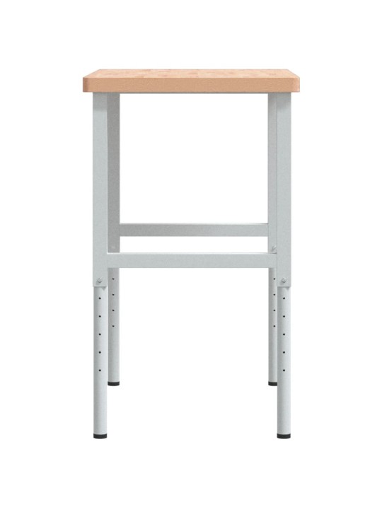 Pracovní stůl 100 x 60 x (73–99,5) cm masivní buk obdélníkový