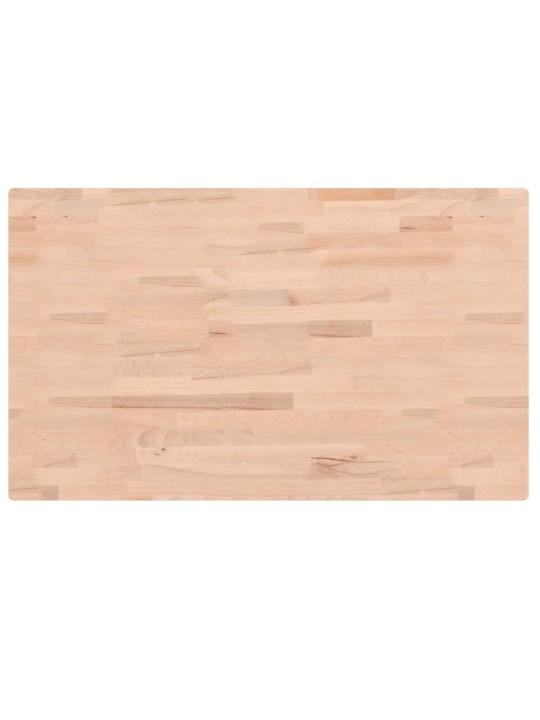 Pracovní stůl 100 x 60 x (73–99,5) cm masivní buk obdélníkový