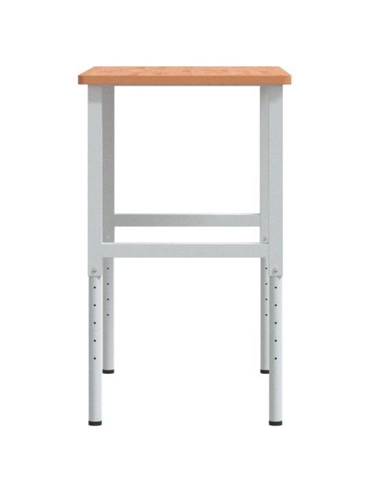 Pracovní stůl 100 x 60 x (71,5–98) cm masivní buk obdélníkový