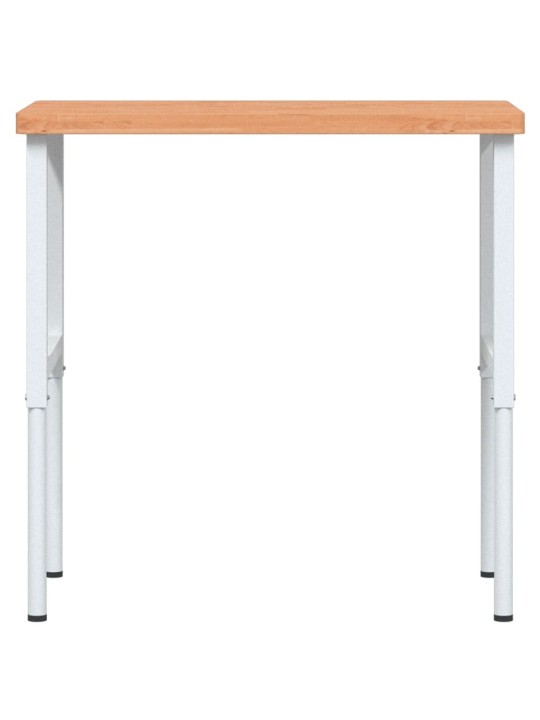 Pracovní stůl 100 x 60 x (73–99,5) cm masivní buk obdélníkový
