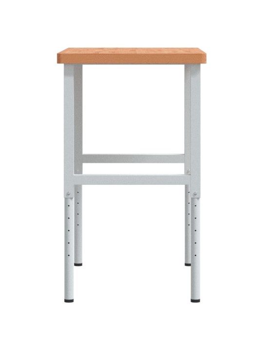 Pracovní stůl 100 x 60 x (73–99,5) cm masivní buk obdélníkový